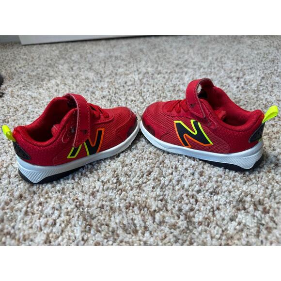 NEW BALANCE, Red Kids/Toddler shoes, size 5 - Picture 7 of 9